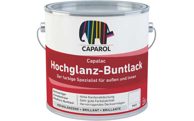 SMALTO LUCIDO ALCHIDICO-SILICONICO - CAPALAC HOCHGLANZ-BUNTLACK