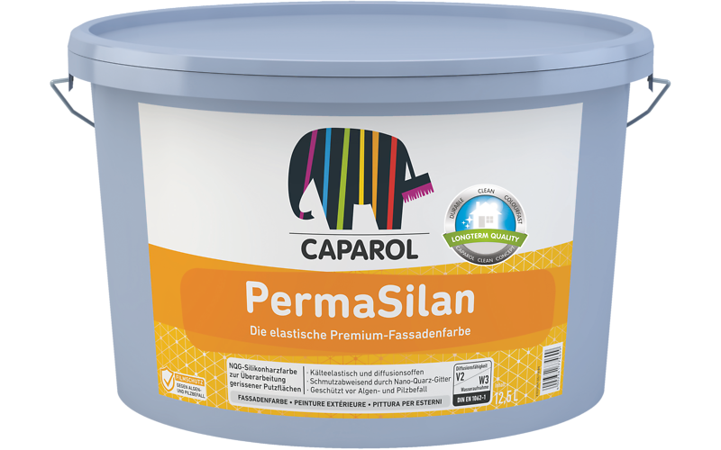 PITTURA ELASTOMERICA PER FACCIATE CAVILLATE - PERMASILAN