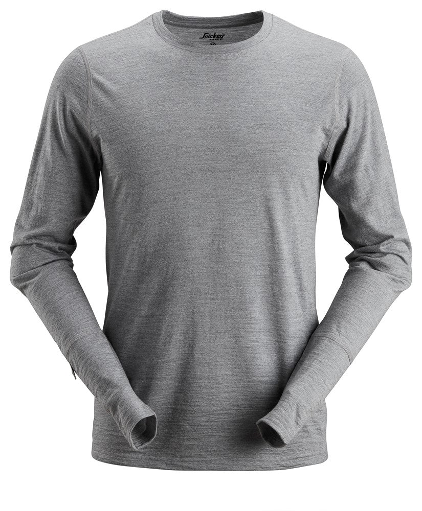 T-shirt in lana Merino a maniche lunghe AllroundWork - 2427