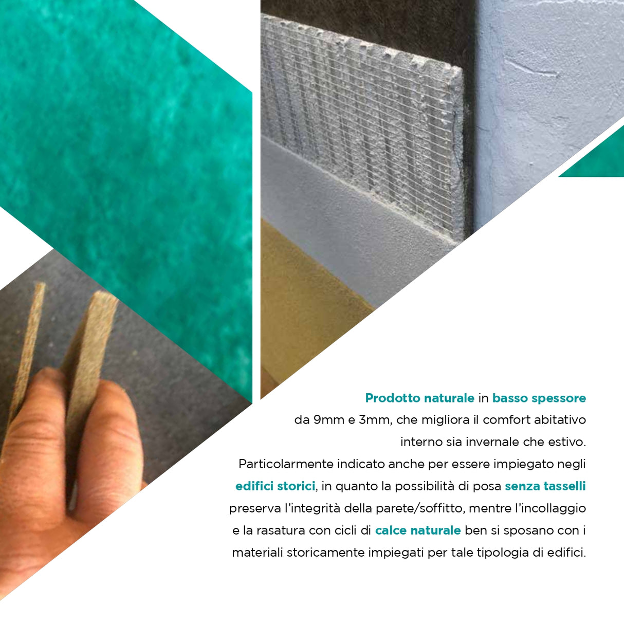 Pannello Isolante Naturale Traspirante ed Incombustibile NOBILIUM®THERMALPANEL