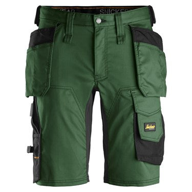 Pantaloni corti stretch con tasche esterne - 6151