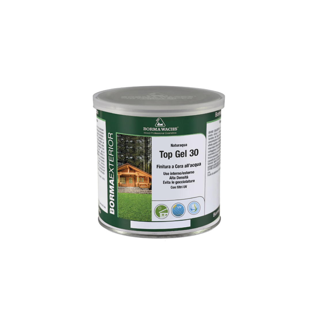 FINITURA TRASPARENTE PER LEGNO - NATURAQUA TOP GEL