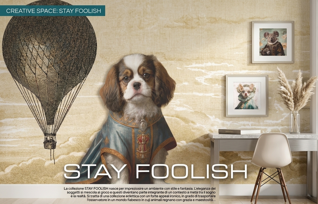 CARTA DA PARATI CATALOGO 26a EDITION - STAY FOOLISH