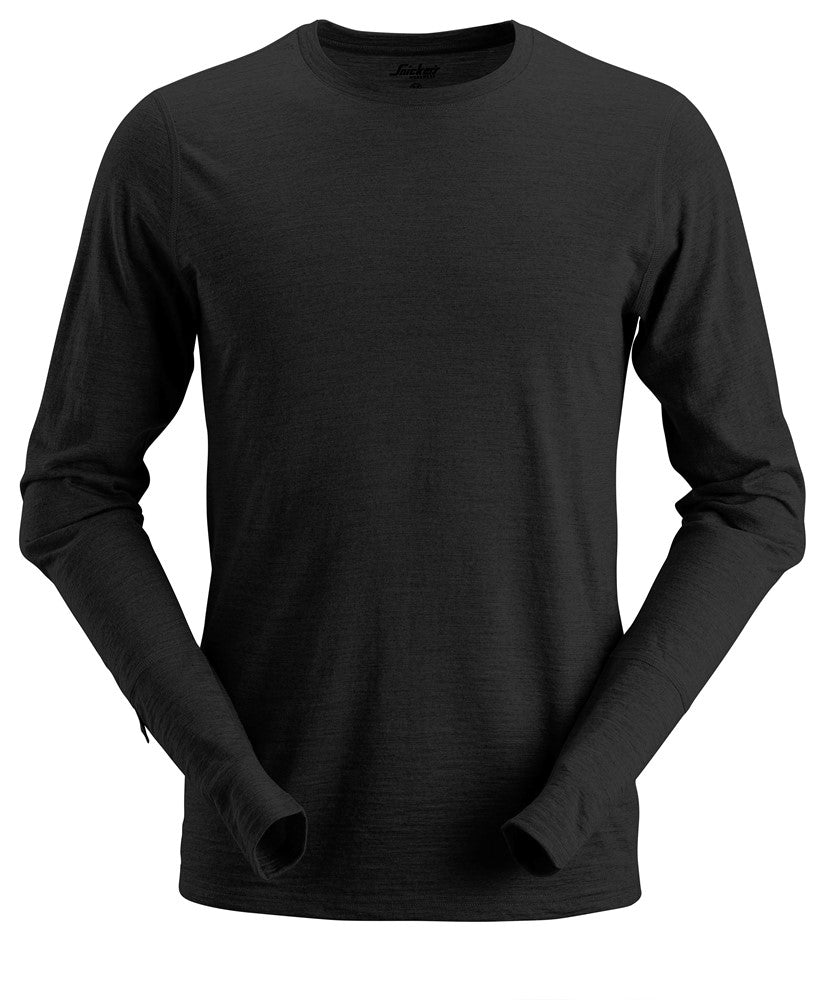 T-shirt in lana Merino a maniche lunghe AllroundWork - 2427
