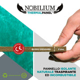 Pannello Isolante Naturale Traspirante ed Incombustibile NOBILIUM®THERMALPANEL