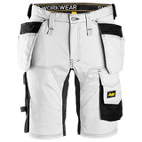 Pantaloni corti stretch con tasche esterne - 6151