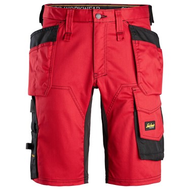 Pantaloni corti stretch con tasche esterne - 6151