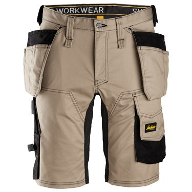 Pantaloni corti stretch con tasche esterne - 6151
