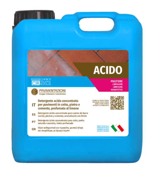 Detergente ACIDO concentrato per pavimenti