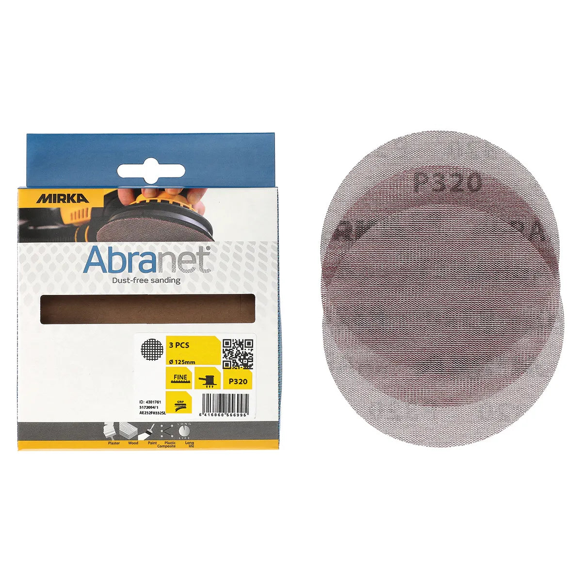 ABRANET Disco Abrasivo Ø 125mm Grip conf. 10 pz