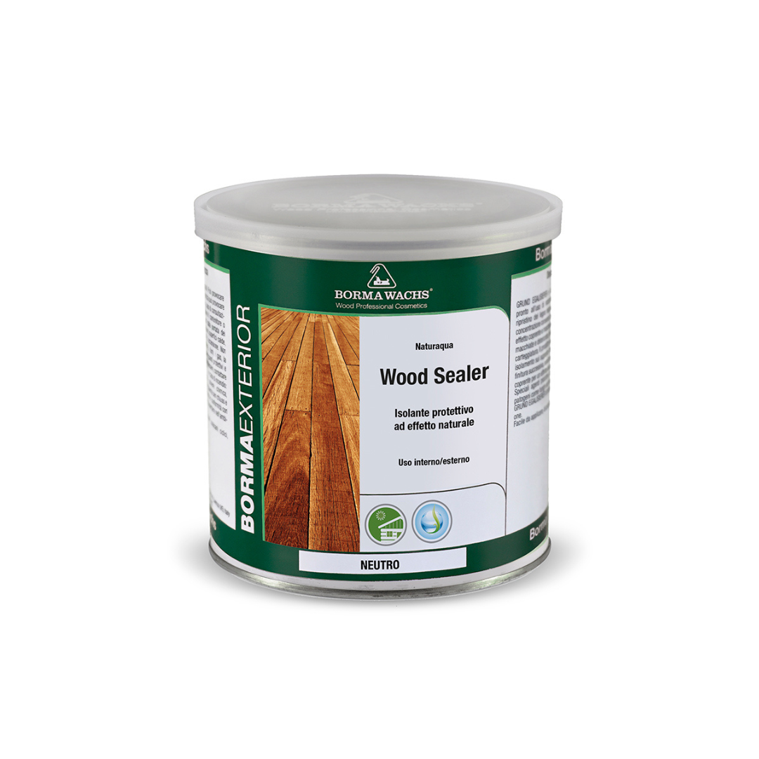 PRIMER IDROREPELLENTE PER LEGNI ESOTICI - NATURAQUA WOOD SEALER