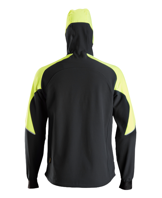 Felpa Neon con cappuccio e cerniera 8025